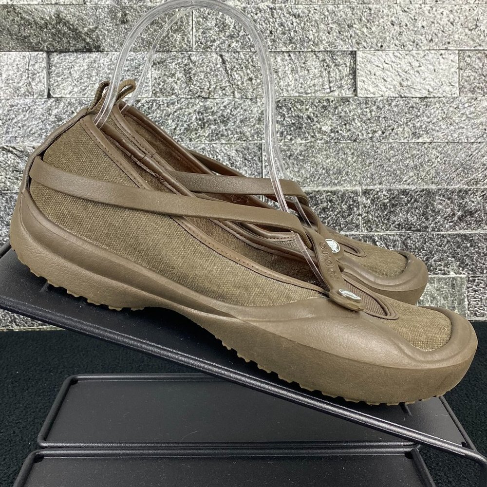 Crocs Celeste Mary Jane Flat - Chocolate